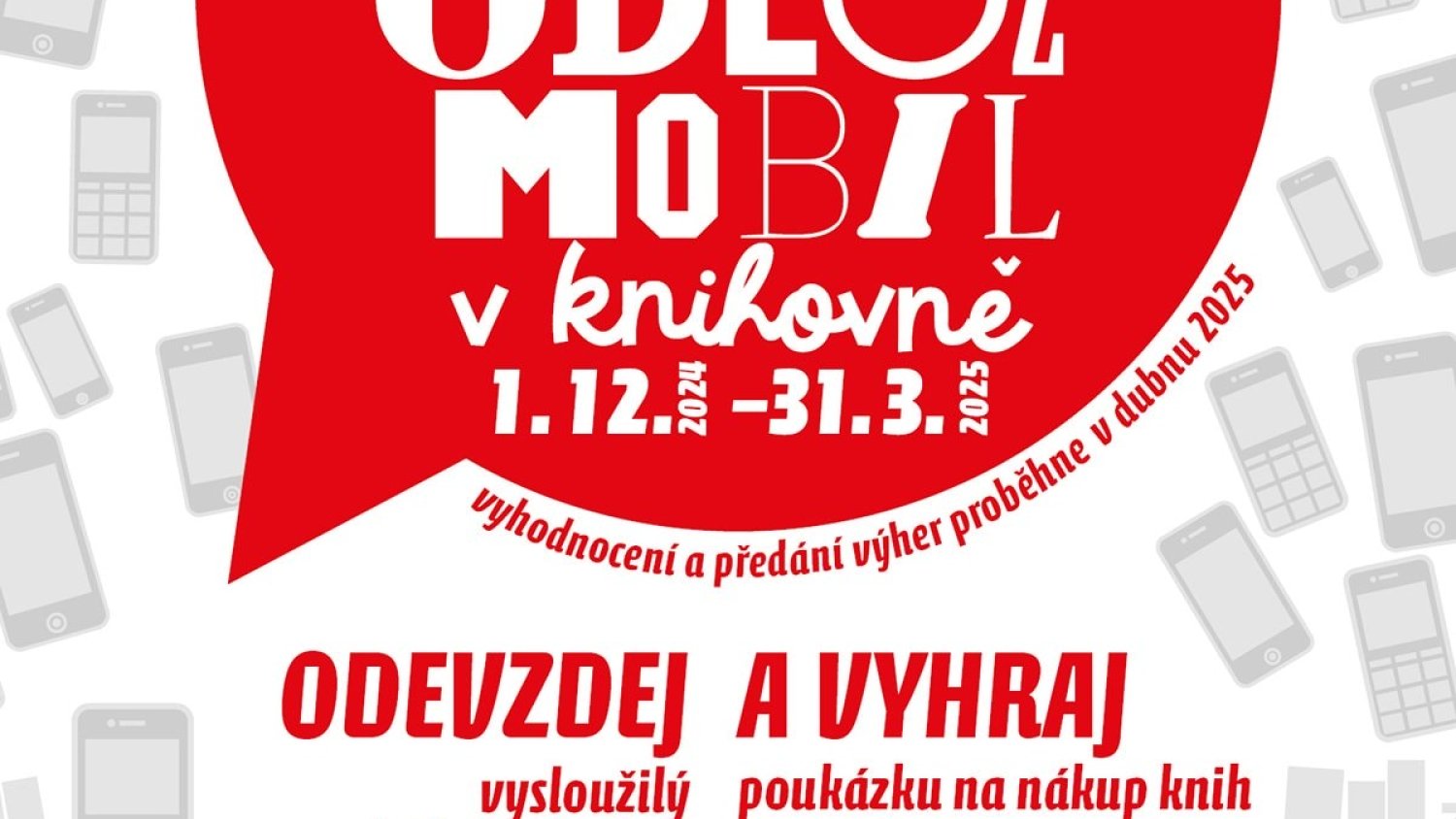 ODLOŽ MOBIL v knihovně (1. 12. 2024 - 31. 3. 2025)